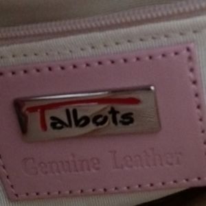 Talbots 🩷Classic Pink Leather Bag